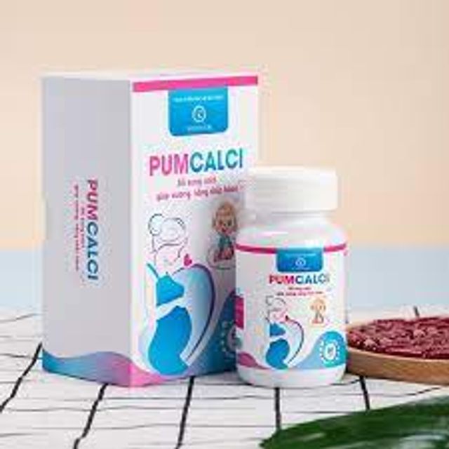 Viên uống Pumcalci Giúp Bổ Sung Calci Cho Xương, răng chắc khỏe 2